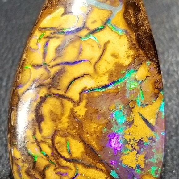 *****SOLD****Colorful Australian Opal Cabochon - Picture 7 of 8